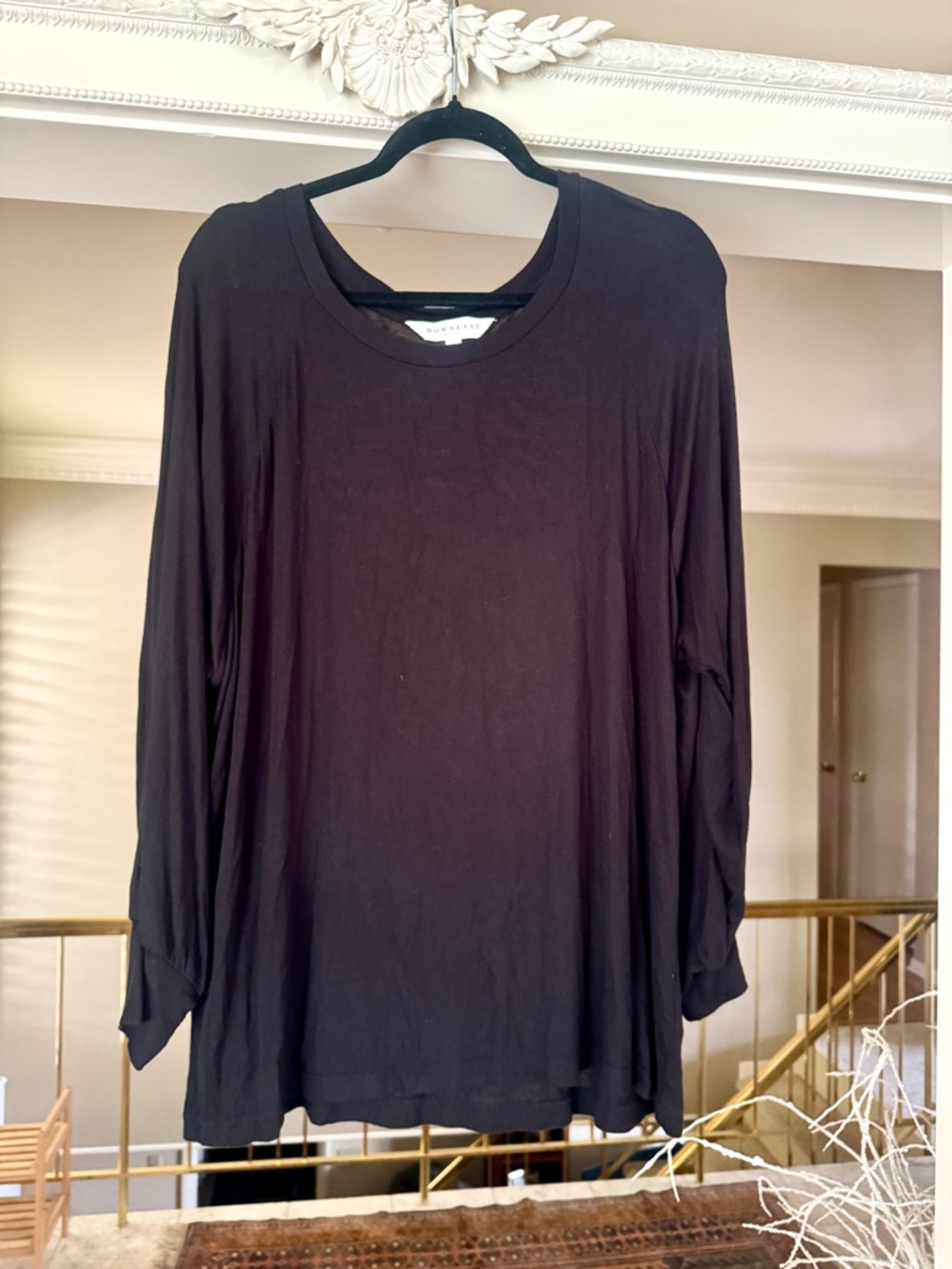 DownEast Classic Black Long Sleeve Tee